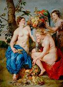 Ceres mit zwei Nymphen Peter Paul Rubens